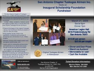 San Antonio Chapter Tuskegee Airmen Inc.