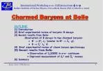 Charmed Baryons at Belle - slide 1