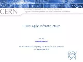 CERN Agile Infrastructure