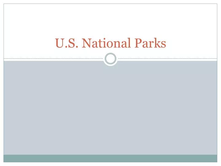 u s national parks