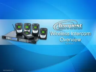 Tempest Wireless Intercom Overview