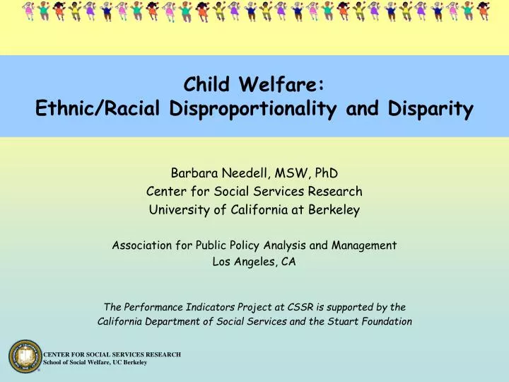 child welfare ethnic racial disproportionality and disparity