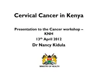 Cervical Cancer in Kenya