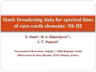 Stark broadening data for spectral lines of rare-earth elements: Nb III