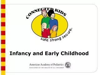 Counseling Schedule: Infancy