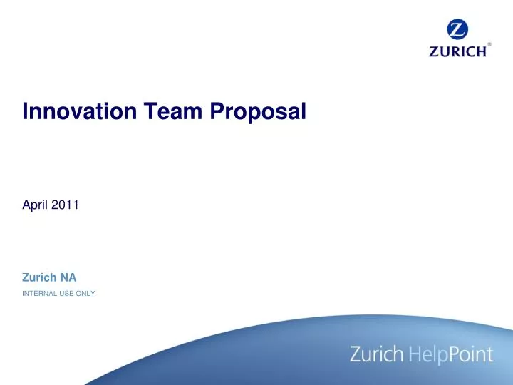 innovation team proposal