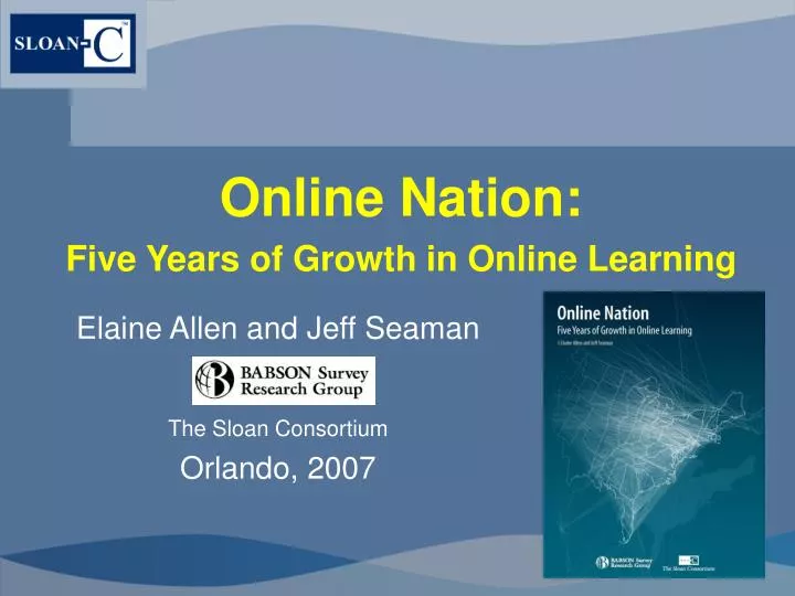 online nation five years of growth in online learning
