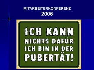mitarbeiterkonferenz 2006