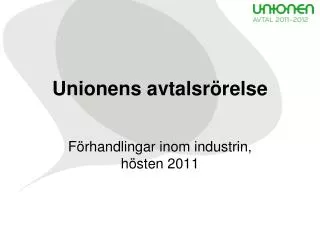 unionens avtalsr relse