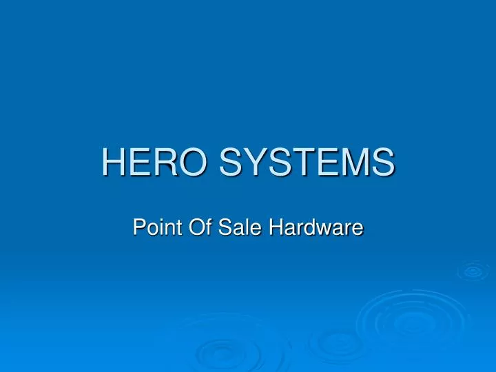 hero systems