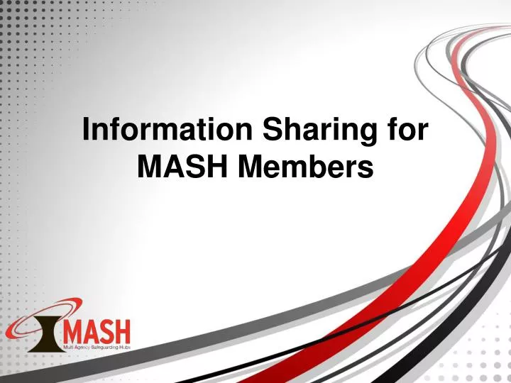 information sharing for mash members