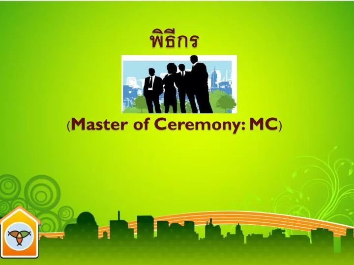 master of ceremony mc