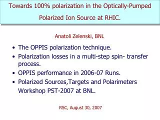 Towards 100% polarization in the Optically-Pumped Polarized Ion Source at RHIC.