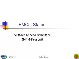 EMCal Status