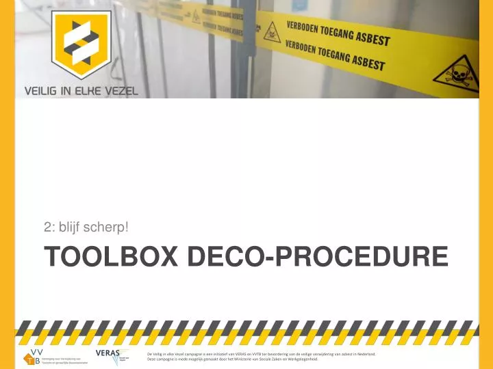 toolbox deco procedure