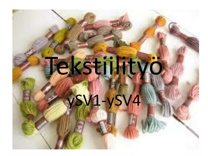 tekstiility