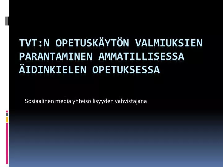 sosiaalinen media yhteis llisyyden vahvistajana