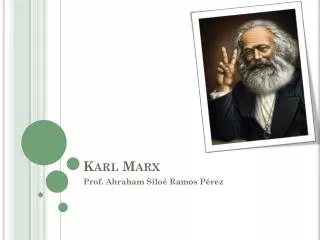karl marx