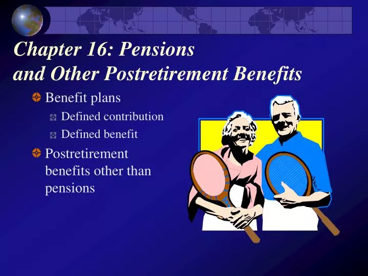 chapter 16 pensions and other postretirement benefits