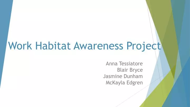 work habitat awareness project