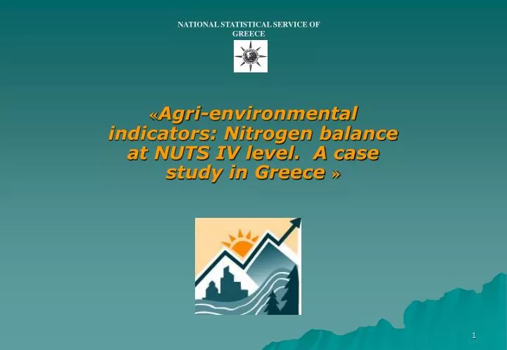 agri environmental indicators nitrogen balance at nuts iv level a case study in greece