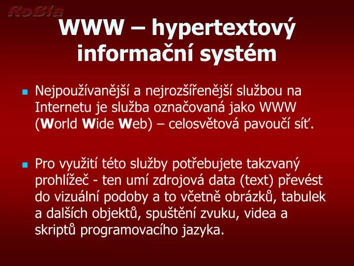 www hypertextov informa n syst m