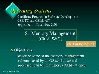 operating systems