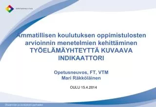 oulu 15 4 2014