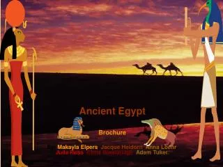 Ancient Egypt Brochure