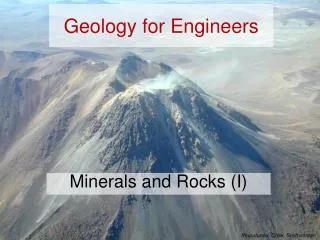 Geology for Engineers