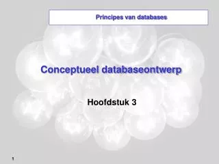 conceptueel databaseontwerp