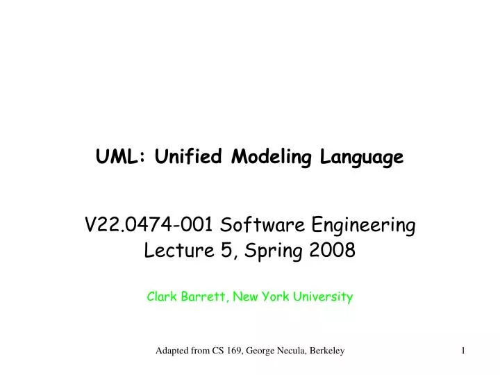 uml unified modeling language