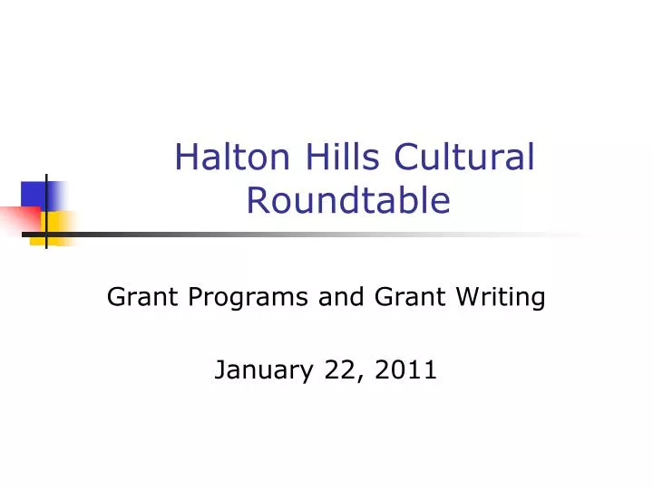 halton hills cultural roundtable