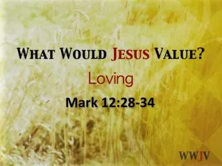 Mark 12:28-34