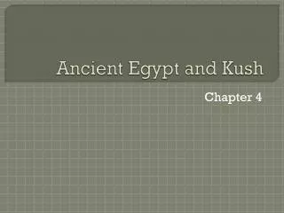 Ancient Egypt and Kush