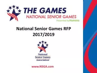 National Senior Games RFP 2017/2019