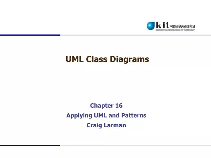 uml class diagrams