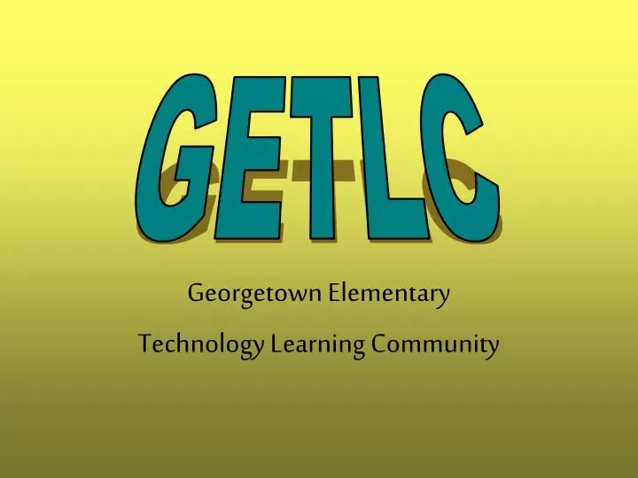 georgetown elementary technology learning community