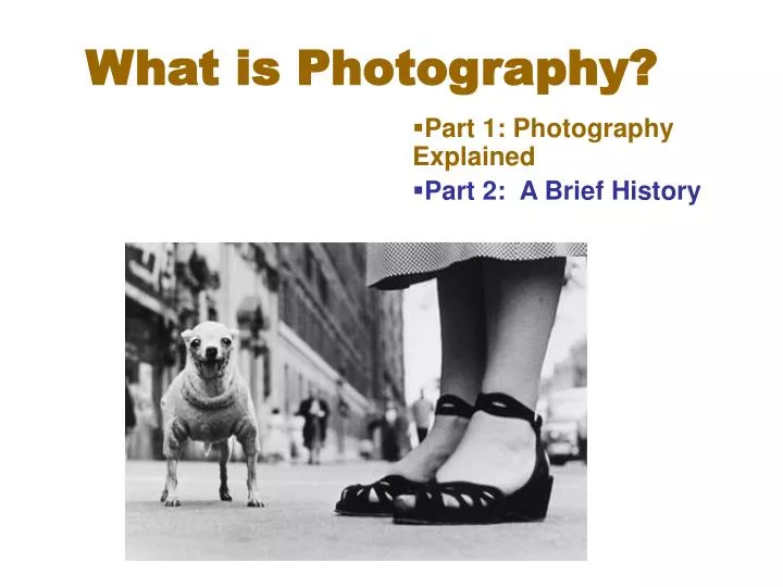 what is photography
