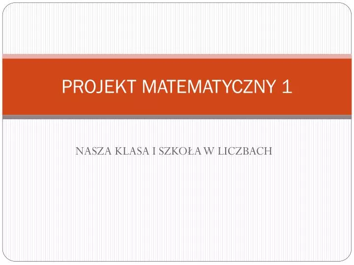 projekt matematyczny 1