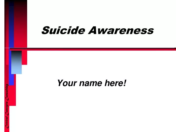 suicide awareness