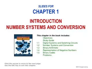 SLIDES FOR CHAPTER 1 INTRODUCTION NUMBER SYSTEMS AND CONVERSION