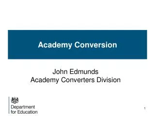 Academy Conversion