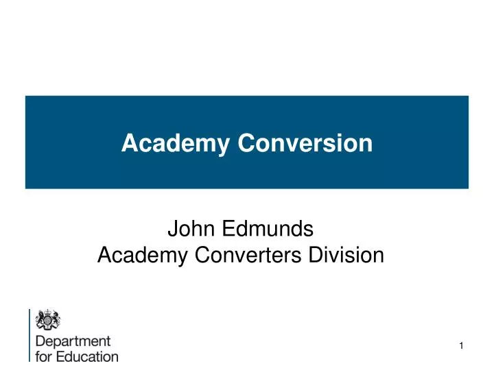 academy conversion
