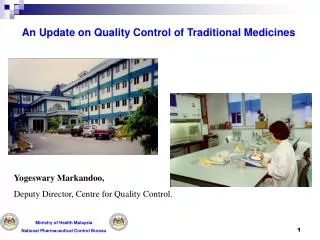 An Update on Quality Control of Traditional Medicines