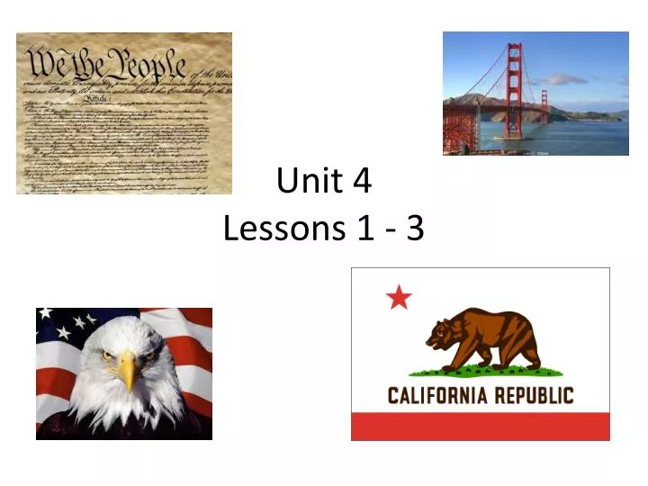 unit 4 lessons 1 3