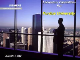 Laboratory Capabilities For Purdue University