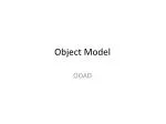 Object Model - slide 1
