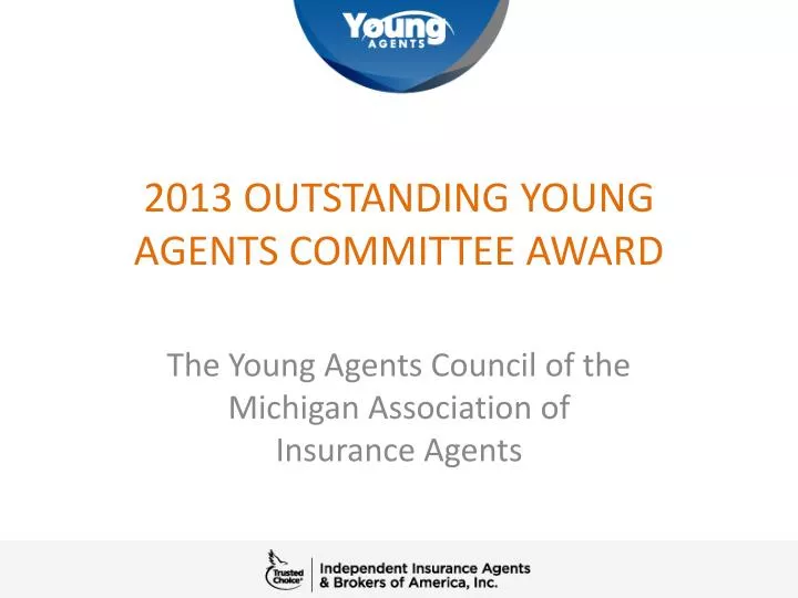 2013 outstanding young agents committee award