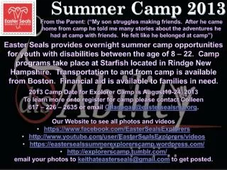 Summer Camp 2013